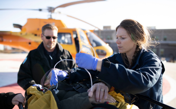 Flight for Life Team Members in action