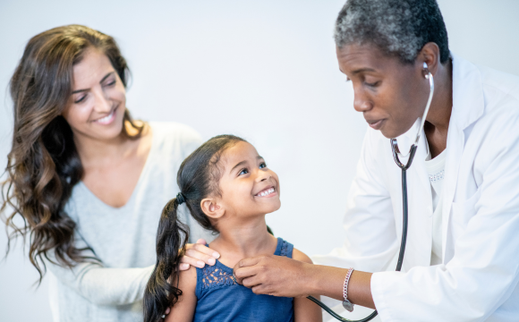 Image of doctor and patient