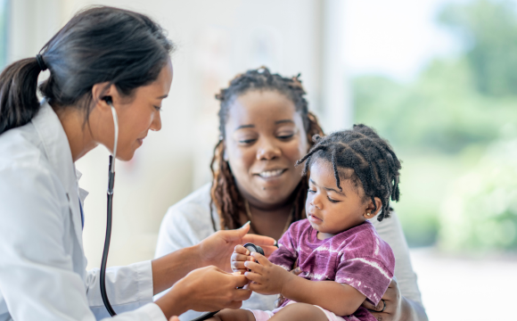 Image of doctor and patient
