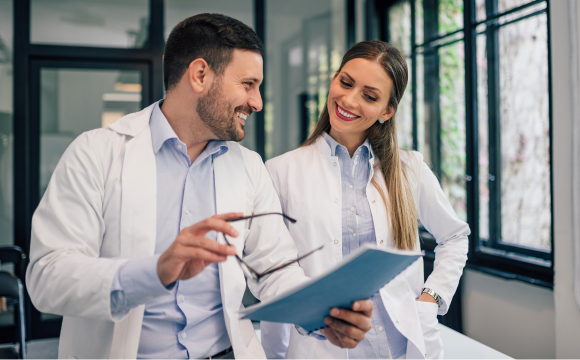 Image of pharmacist at work