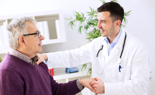 image of doctor and patient