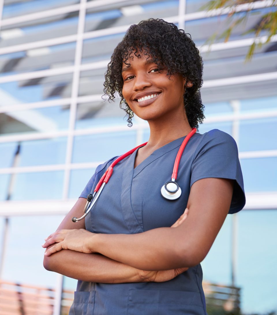 Images of healthcare professionals