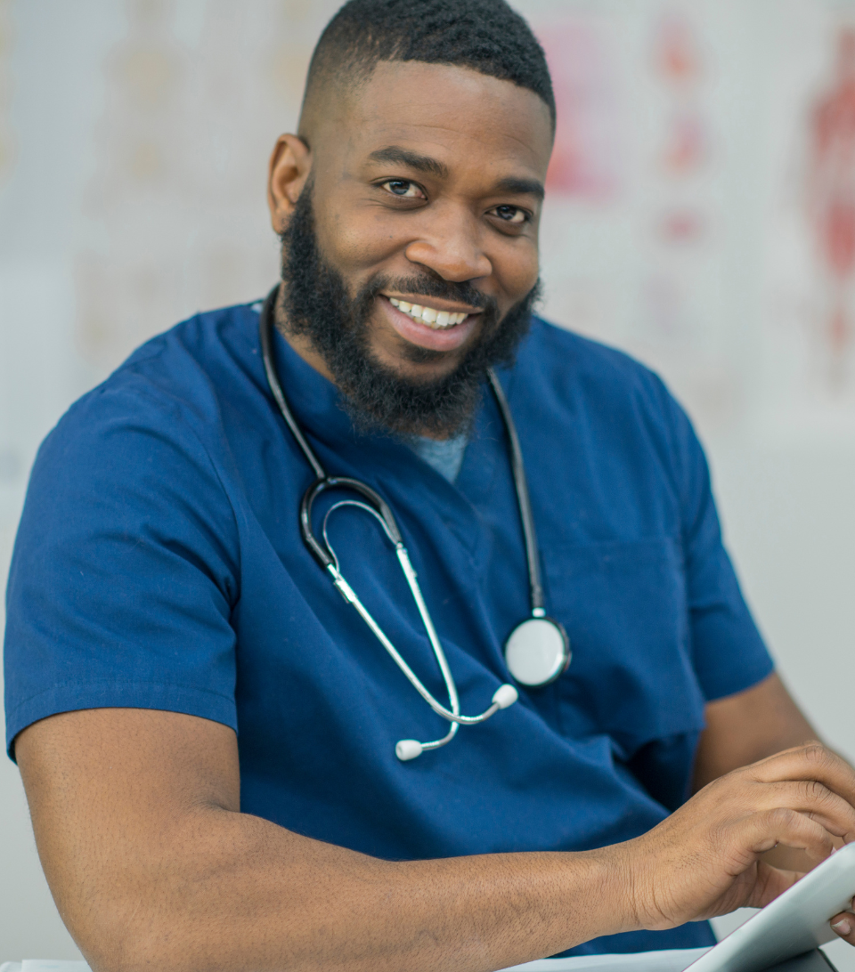 Images of healthcare professionals