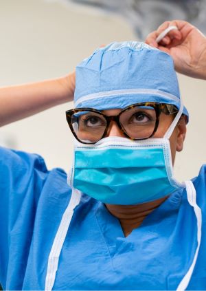 Employee in Surgery room