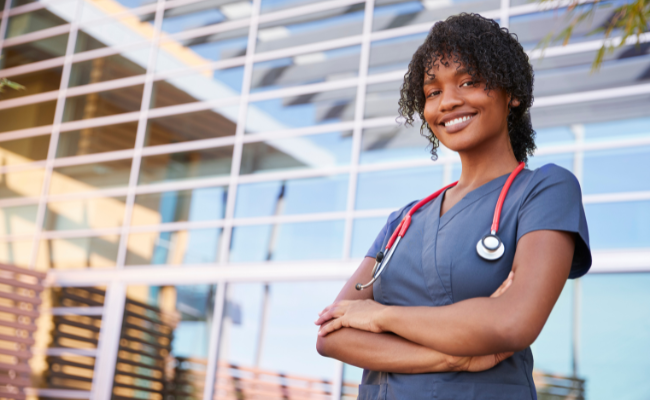 Images of healthcare professionals