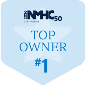 2026 NMHC 50 Top Owners award badge: ranked #1 Top Owner