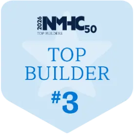 2026 NMHC 50 Top Builders award badge: ranked #3 Top Builder