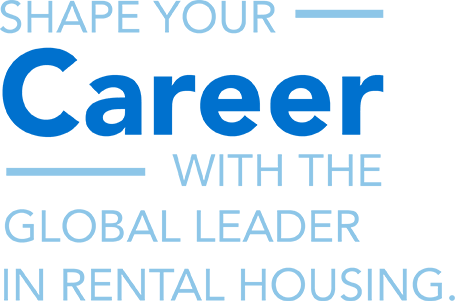 Shape your career with the global leader in rental housing