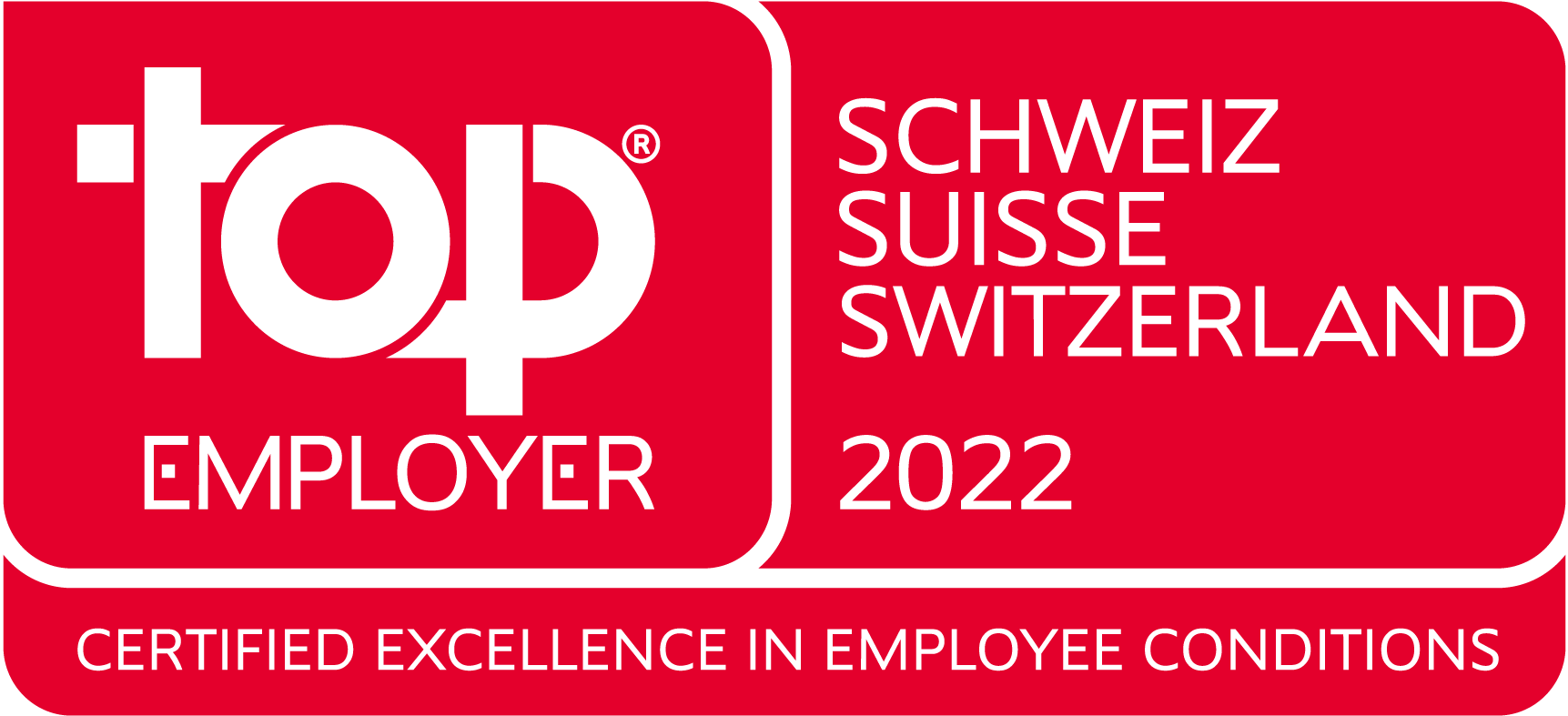 Switzerland Top Employer 2022 logo