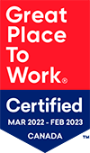 Great Place to Work 2022 Canada logo