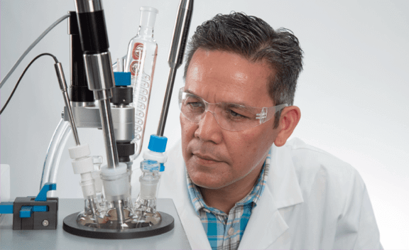 Man doing science