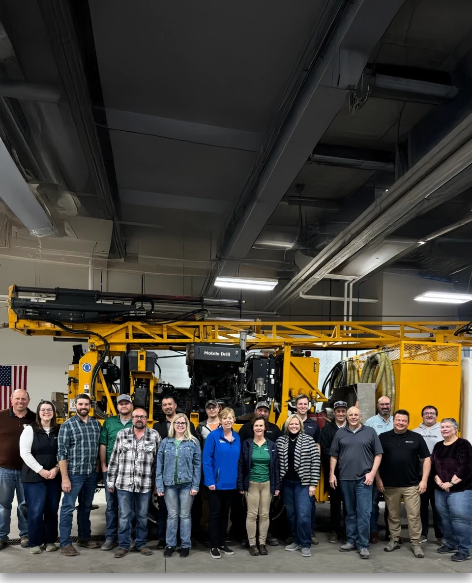 Employees group photo