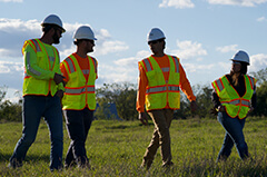 Workers on a job site