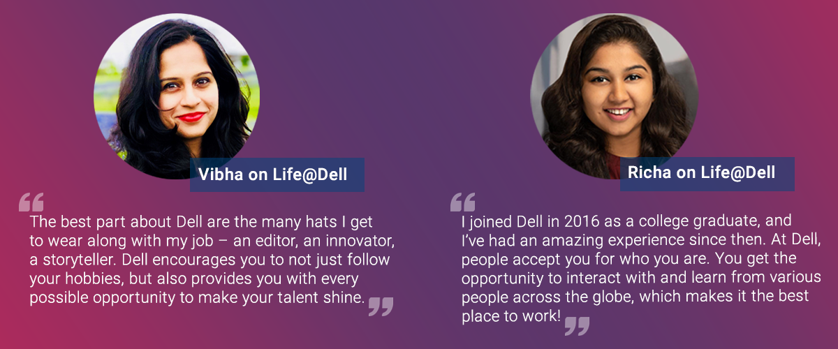 Team members talk about Life at Dell India