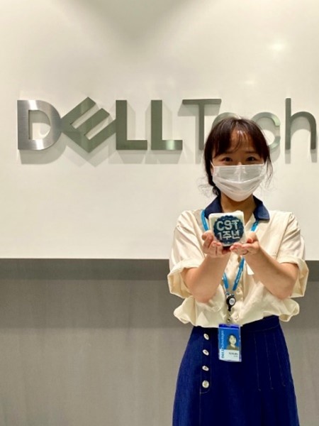 Soojin at Dell Technologies office