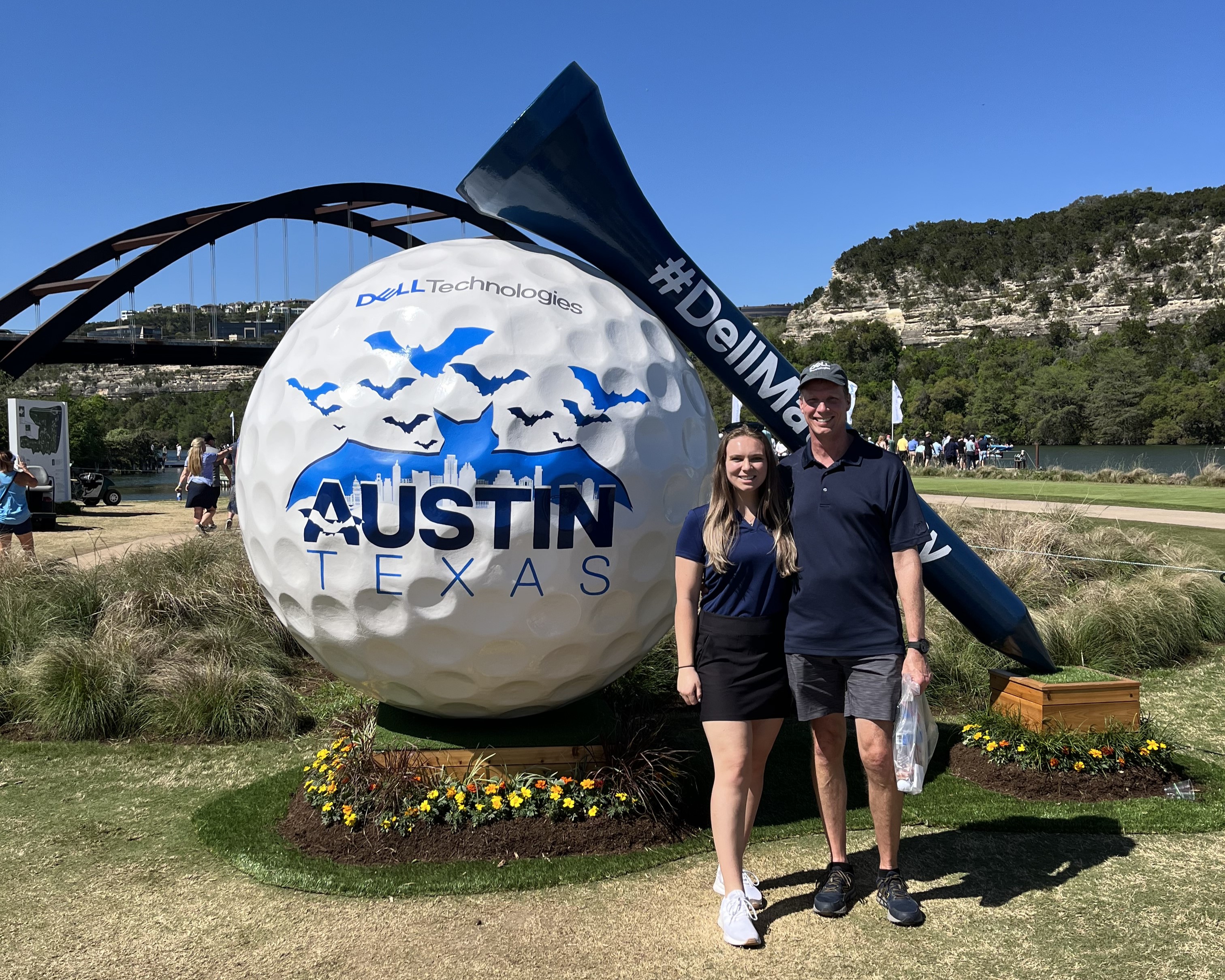 Melissa at the Dell Match Play