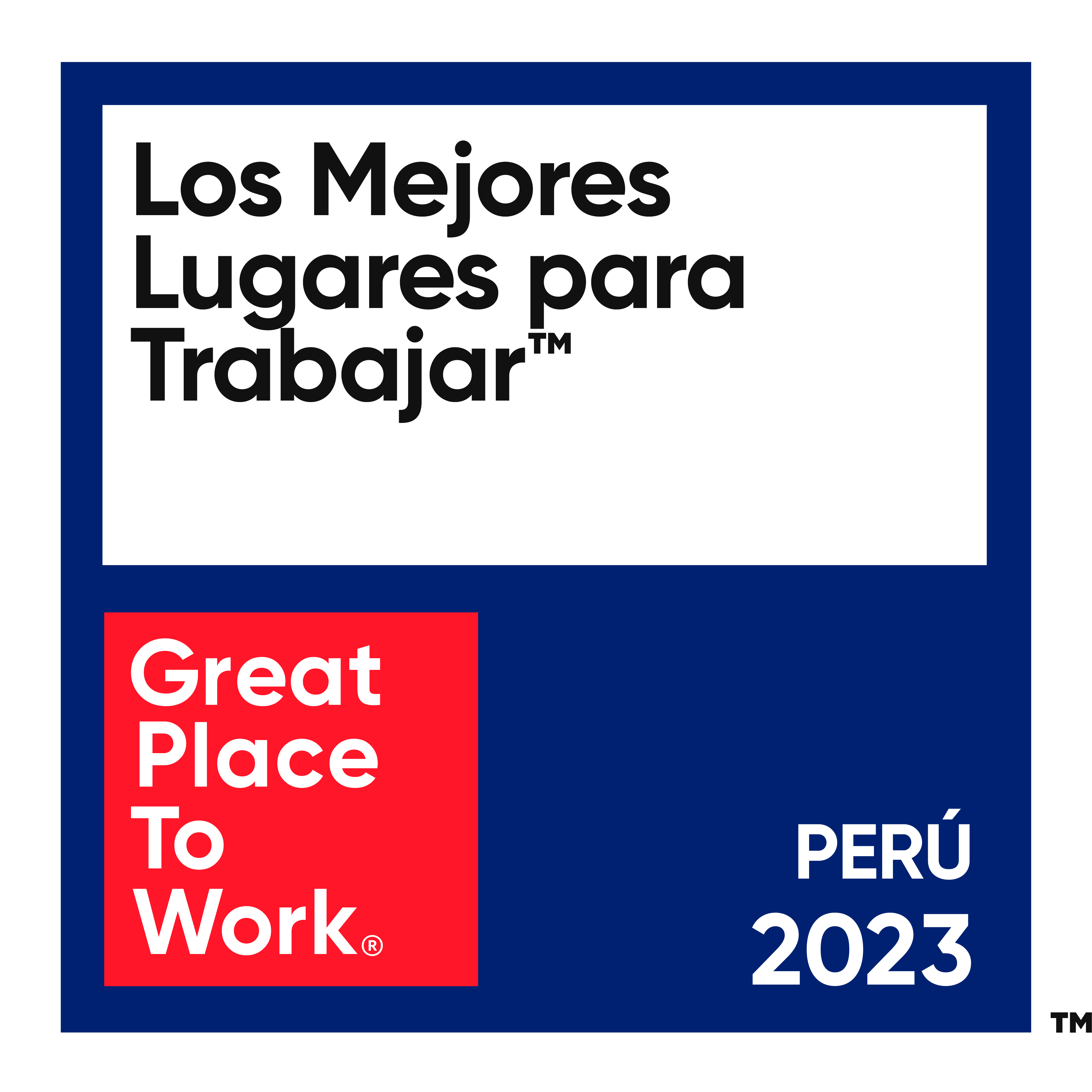 Los Mejores Lugares para Trabajar, Great Place to Work, Perú 2023