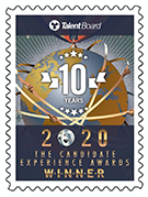 Talent Board 2020 Candidate Experience Award Winner