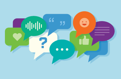 Graphic indicating positive employee reviews