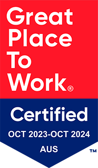 Great Place to work - Certified Oct 2022-Oct 2023 - Australia