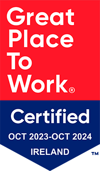 Great Place to work - Certified Oct 2022-Oct 2023 - Ireland