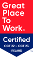 Great Place to work - Certified Oct 2022-Oct 2023 - Ireland