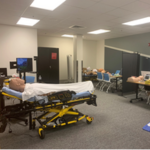 image of simulation lab with equipment and patient simulators