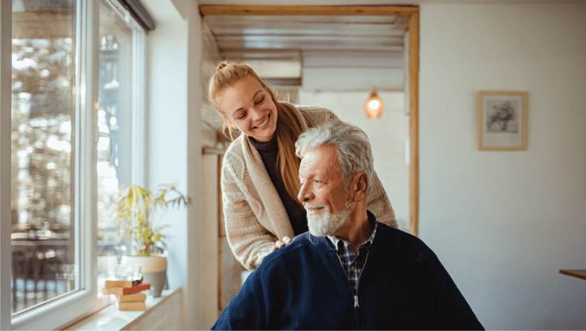 social working with a man