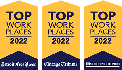 Top work places 2022. Detroit Free Press. Chicago Tribune. St. Louis Post-Dispatch