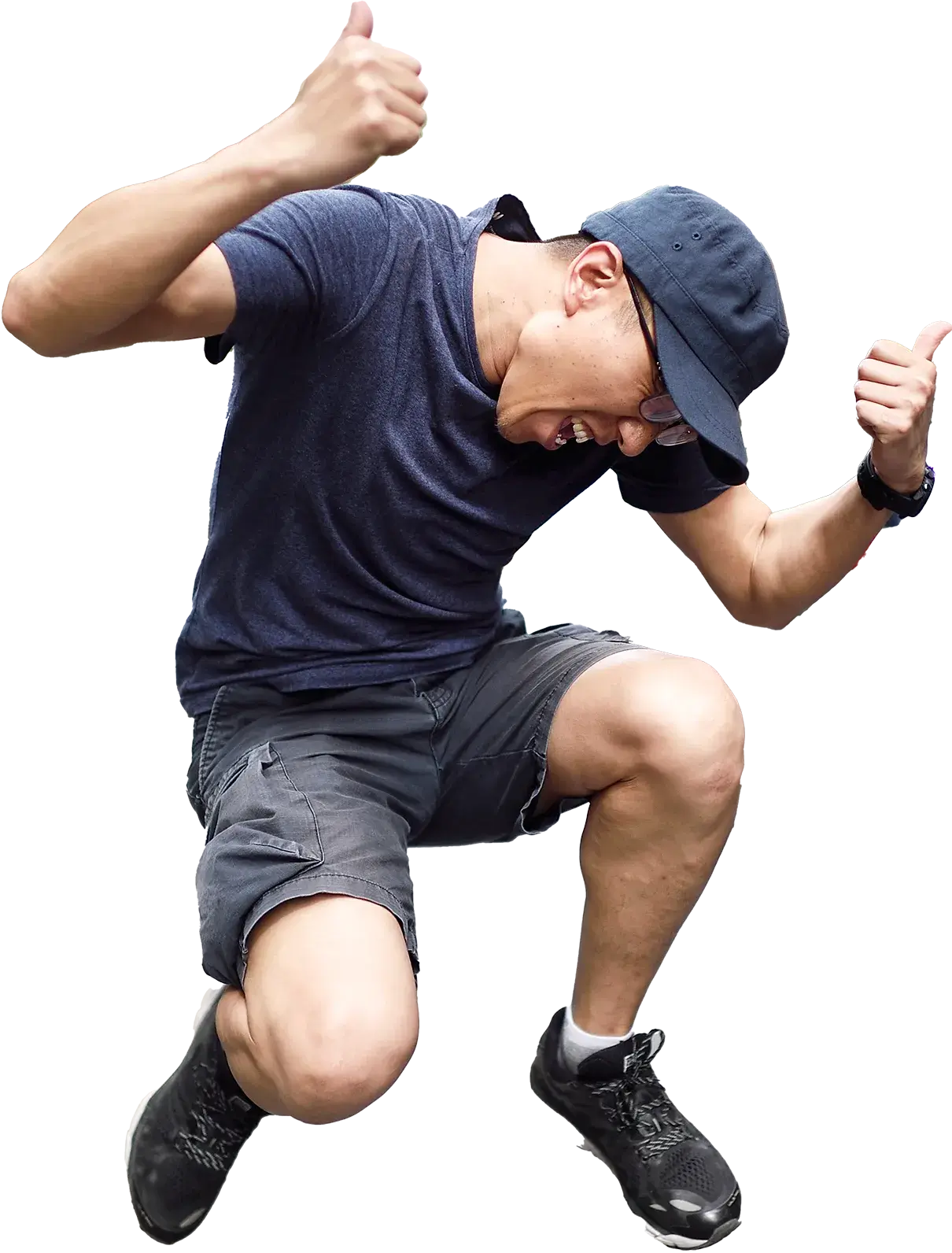 man jumping
