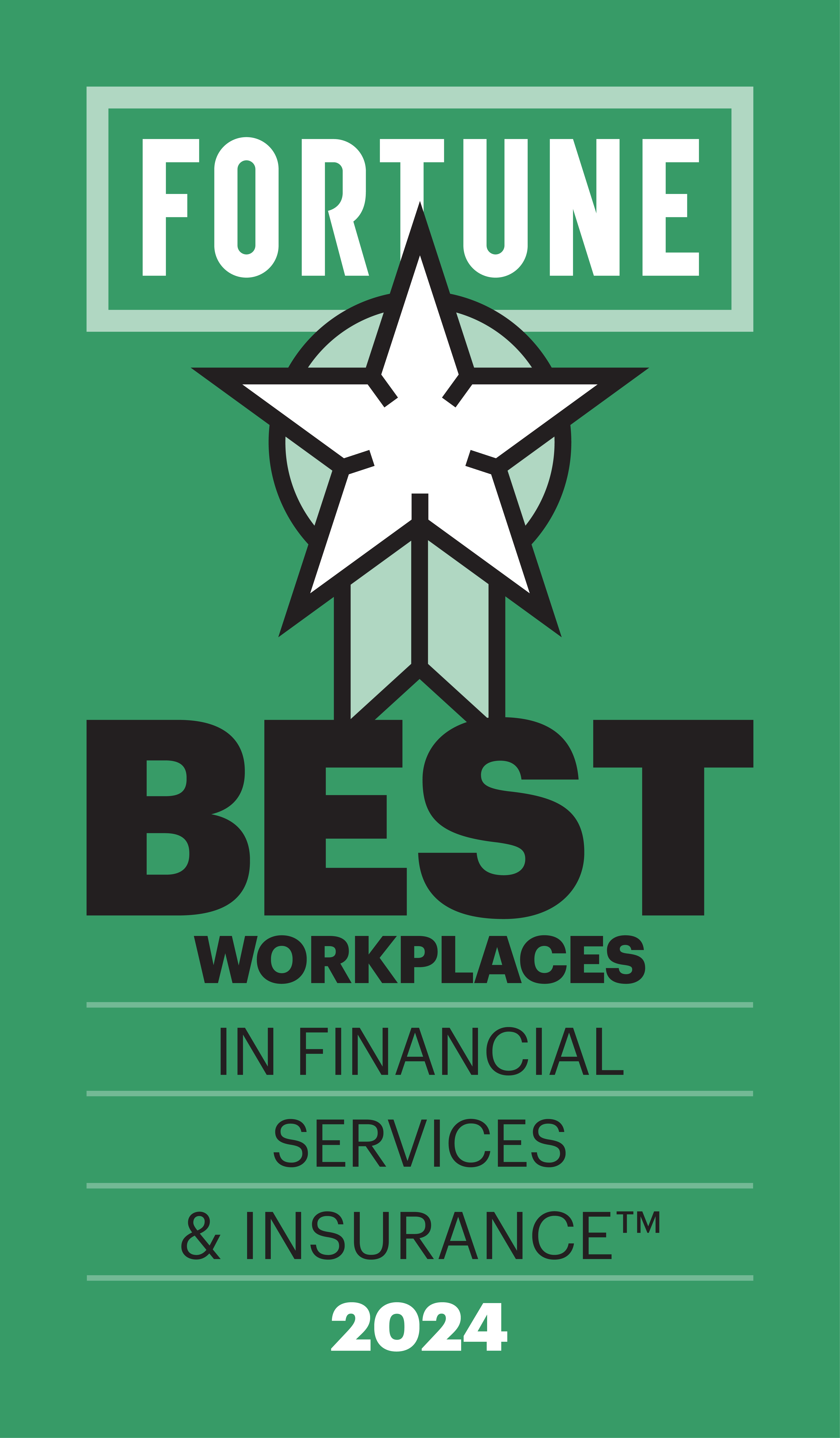 Fortune Best Workplaces in Financial Services and Insurance 2024