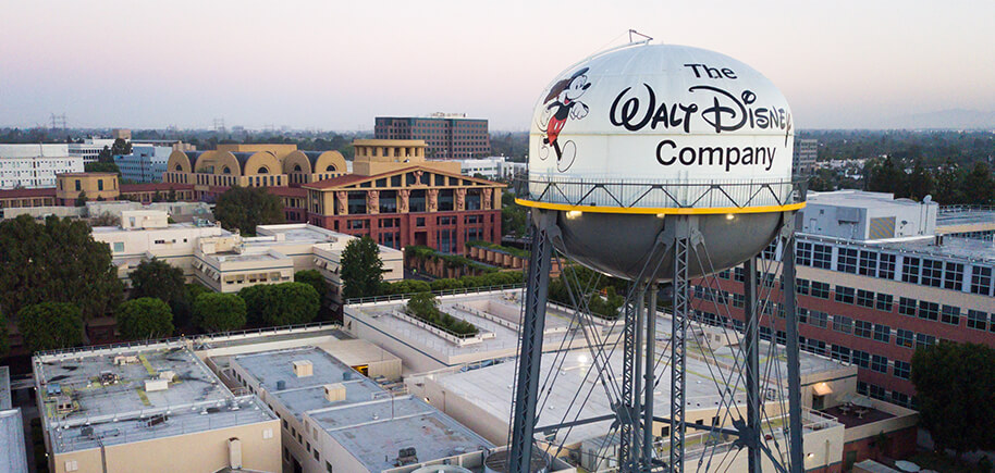Walt Disney Company tower