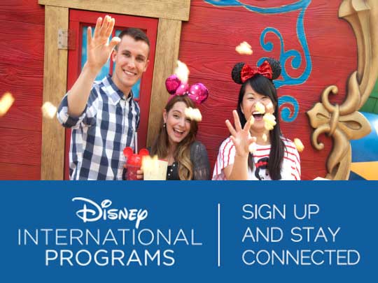 Disney International Programs: Sign Up and Stay Connected