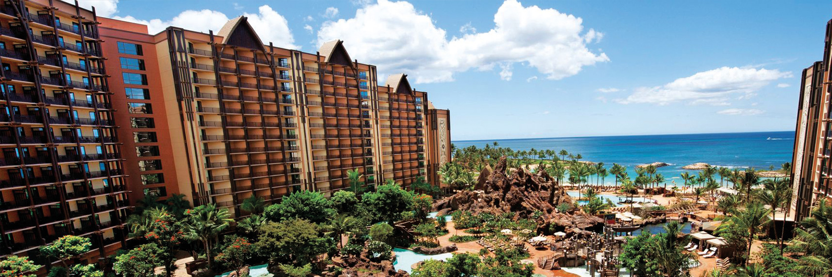 Hotels overlooking a breathtaking seascape.