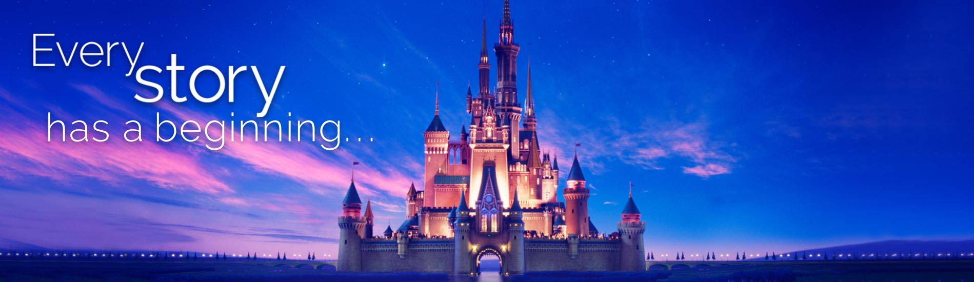 Every Story has a Beginning Walt Disney World castle