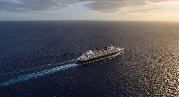 large ship in the middle of the ocean