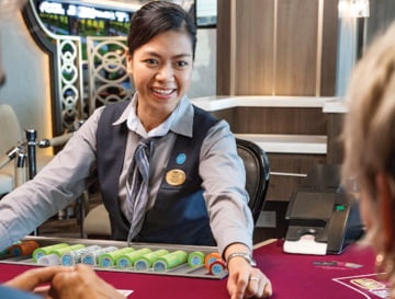 cruise ship casino staff salary