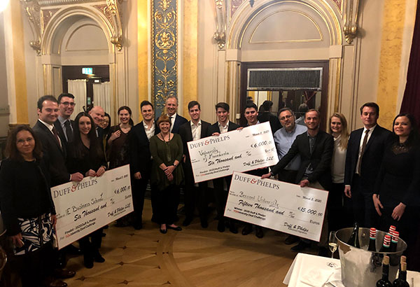 EMEA 2020 YOUniversity Deal Challenge Teams – University of Macedonia, IE Business School, Bocconi University (not pictured – they were remote)