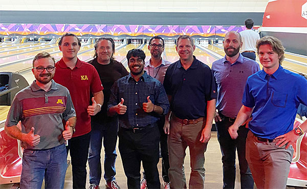 Group of Interns at Bowling Alley