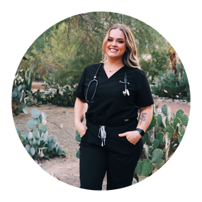 portrait of Emma, a nurse resident at Havasu Regional Medical Center