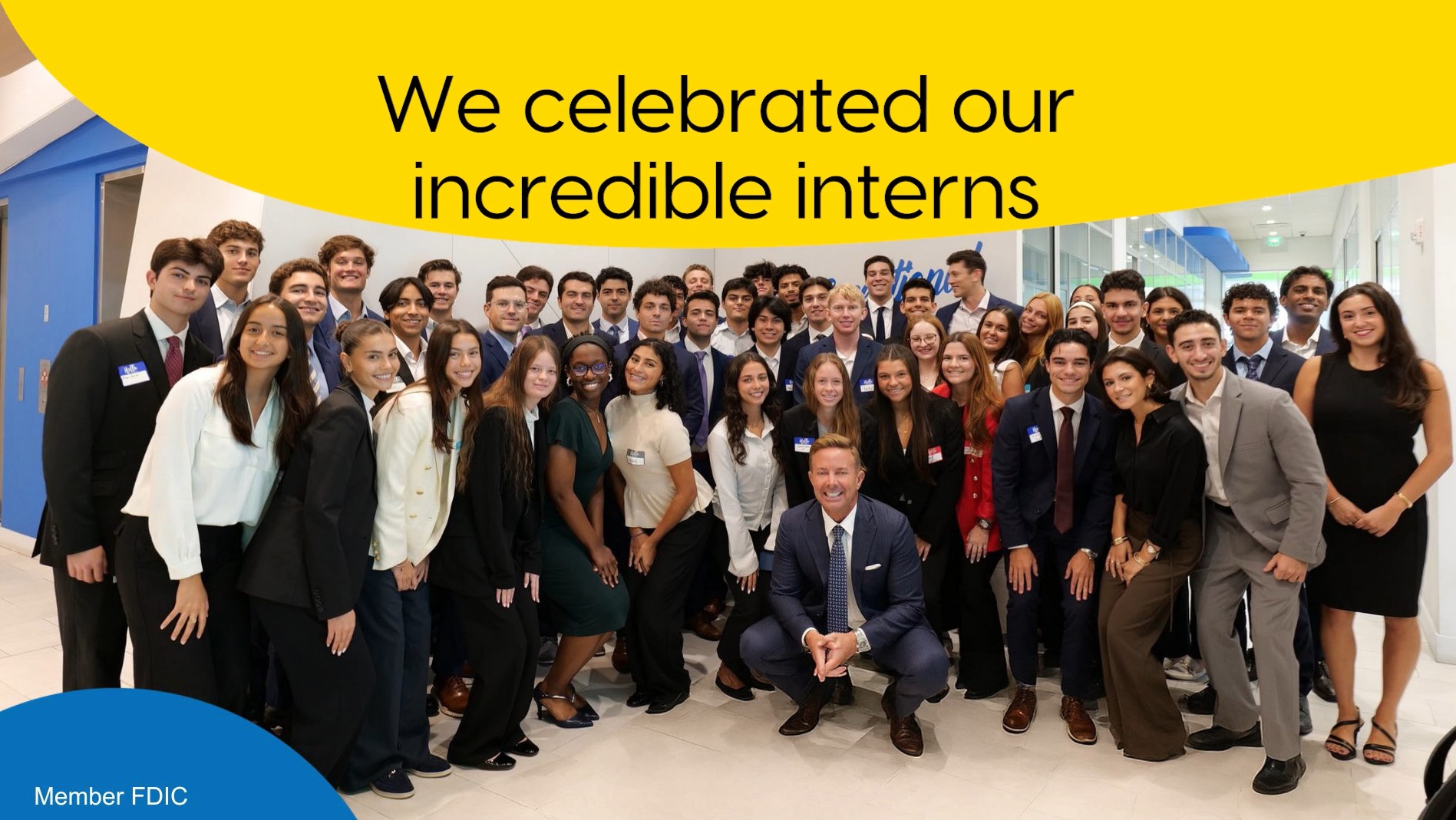 Intern group photo