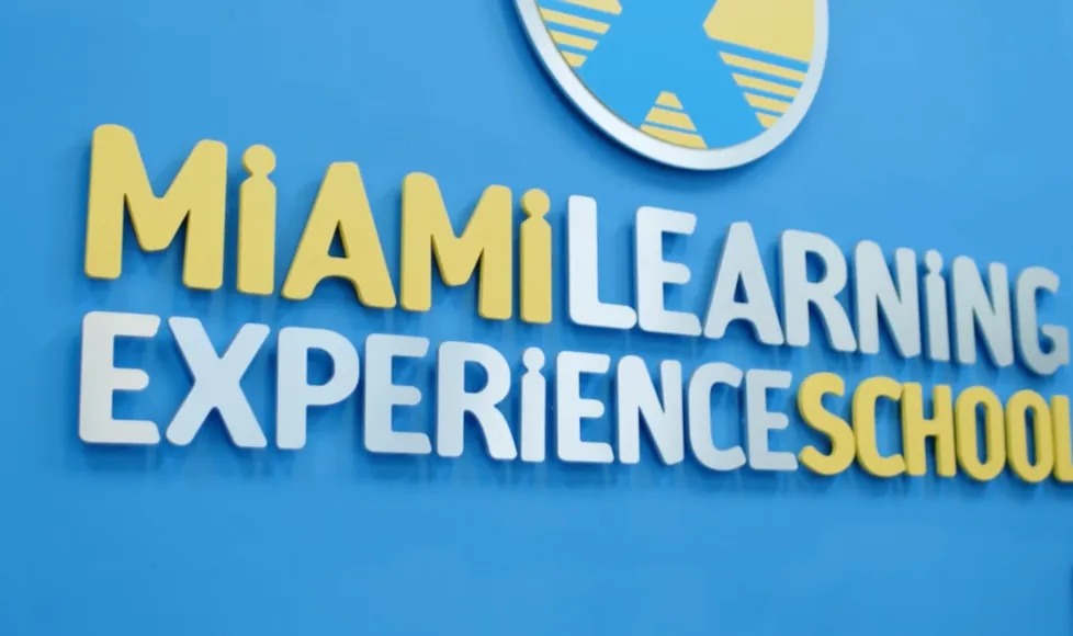 Miami Learning Experience School sign