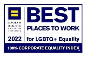 Human Rights Campaign Foundation - Best places to work for LGBTQ+ Equality 2022