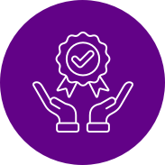 Icon representing benefits