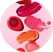 different colors on a table