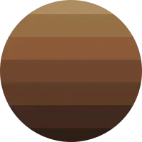 various shades of brown and black