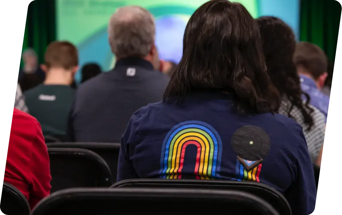 iRobot employees at a diversity conference