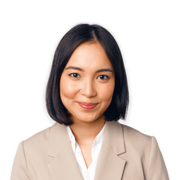 woman smiling