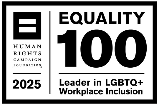 Award - Human Rights Equality 100 LGBTQ+ Inclusion 2025