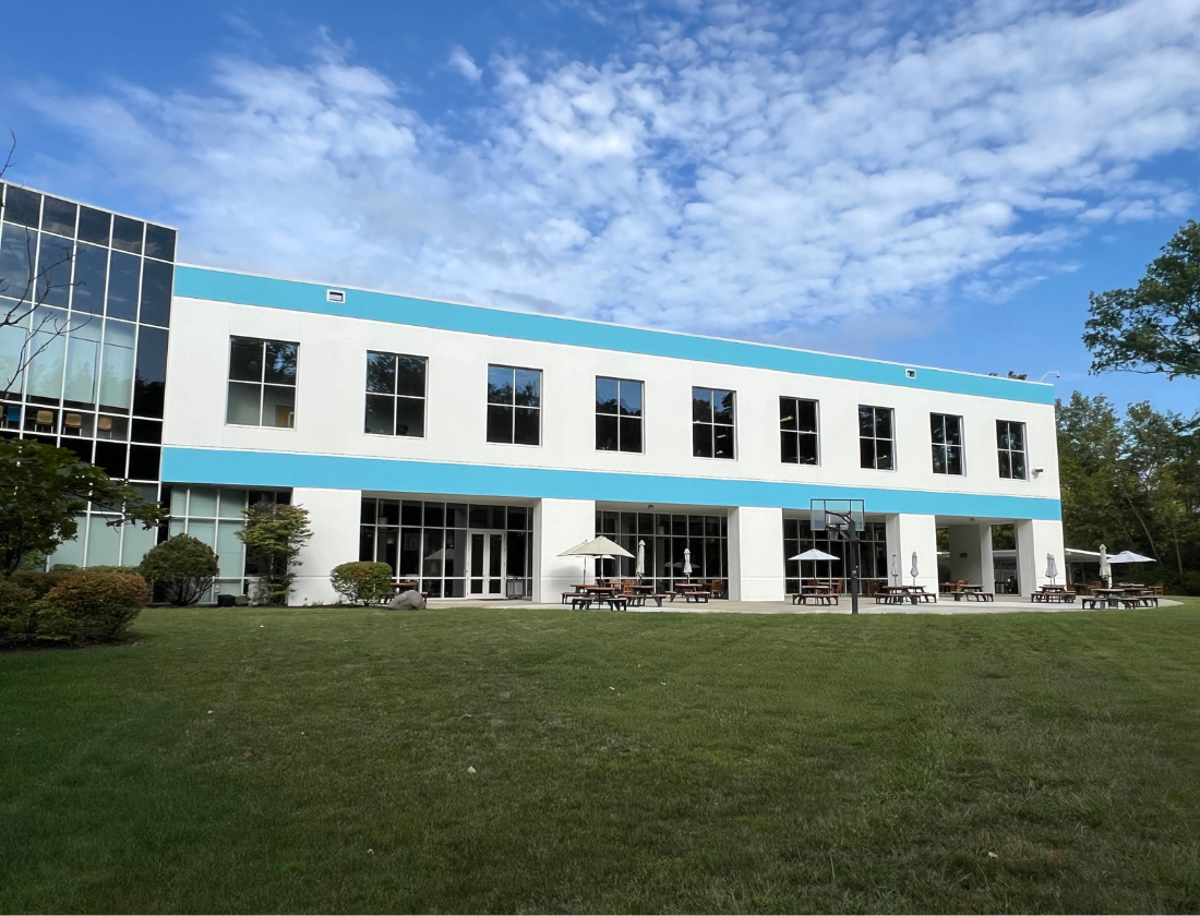 Exterior of a distribution center in Etna, Ohio.